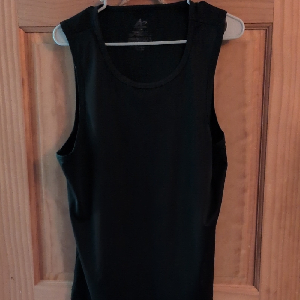 Black Sleeveless Tank Top